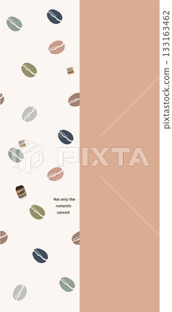 Soft Pastel Patterns with Florals Fruits and Cute Motifs for Notebook Designs 133163462