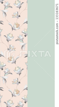 Soft Pastel Notebook Cover Designs with Delicate Patterns and Florals 133163671
