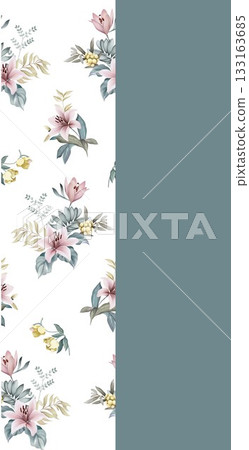 Soft Pastel Notebook Cover Designs with Delicate Patterns and Florals 133163685
