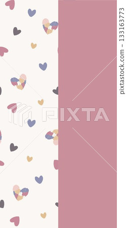 Soft Pastel Patterns with Florals Fruits and Cute Motifs for Notebook Designs 133163773