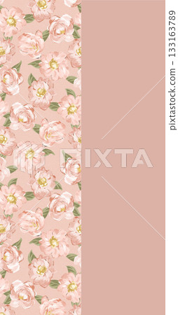 Soft Pastel Patterns with Florals Fruits and Cute Motifs for Notebook Designs 133163789