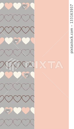 Soft Pastel Patterns with Florals Fruits and Cute Motifs for Notebook Designs 133163937