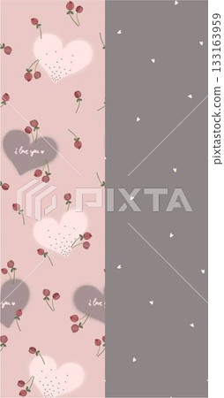 Soft Pastel Patterns with Florals Fruits and Cute Motifs for Notebook Designs Soft Pastel Patterns with Florals Fruits and Cute Motifs for Notebook Designs 133163959