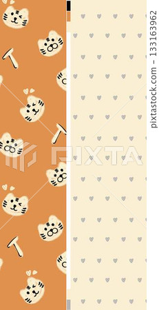 Soft Pastel Patterns with Florals Fruits and Cute Motifs for Notebook Designs 133163962