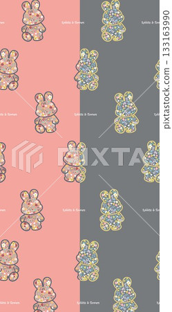 Soft Pastel Patterns with Florals Fruits and Cute Motifs for Notebook Designs Soft Pastel Patterns with Florals Fruits and Cute Motifs for Notebook Designs 133163990