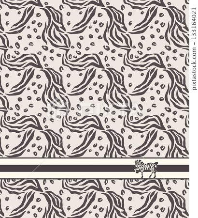 Soft Pastel Patterns with Florals Fruits and Cute Motifs for Notebook Designs 133164021