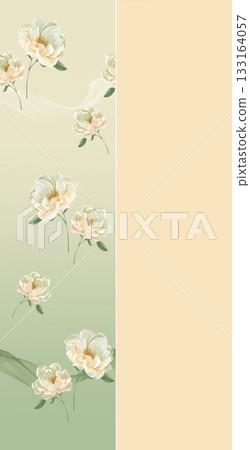 Soft Pastel Patterns with Florals Fruits and Cute Motifs for Notebook Designs 133164057