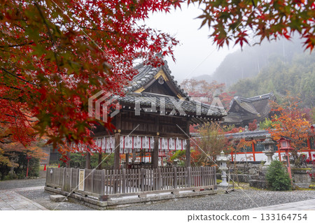 桑山神社：美麗的秋葉、參拜殿、正殿（桑山神社） 133164754