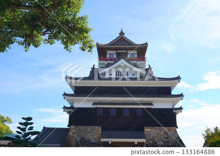 從城堡花園眺望清州城 133164886