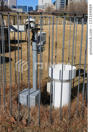 AMeDAS observation equipment: Rain gauge AMeDAS observation equipment: Rain gauge 133164984