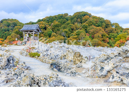 青森縣陸奧市神聖的御幸山秋景 青森縣陸奧市神聖的御幸山秋景 133165275