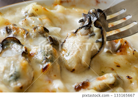 牡蠣通心粉焗牡蠣 牡蠣通心粉焗牡蠣 133165667