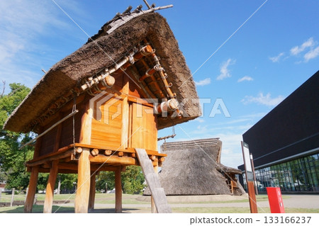 Raised-floor storehouses and pit dwellings at the Aichi Asahi Ruins Museum 133166237