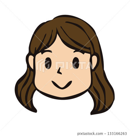 圖標_人物、兒童、女孩、姐姐 圖標_人物、兒童、女孩、姐姐 133166263