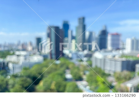 Abstract blur cityscape skyline building with blue sky background Abstract blur cityscape skyline building with blue sky background 133166290