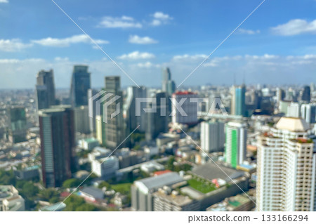 Abstract blur cityscape skyline building with blue sky background Abstract blur cityscape skyline building with blue sky background 133166294