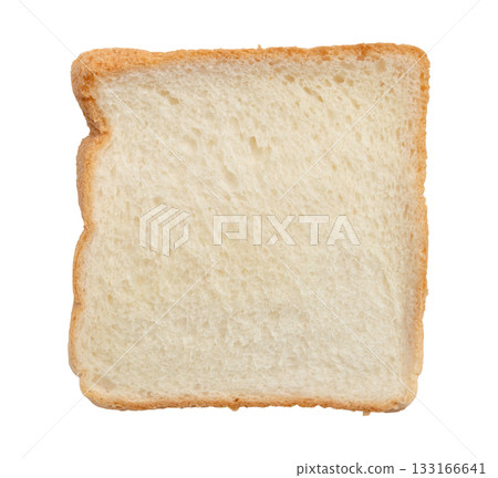 Slices toast bread isolated on white background Slices toast bread isolated on white background 133166641