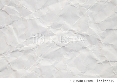 Abstract white crumpled and creased recycle paper texture background Abstract white crumpled and creased recycle paper texture background 133166749