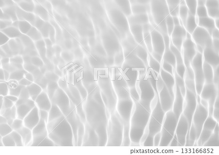 Abstract white transparent water shadow surface texture natural ripple background 133166852