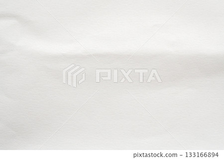 Abstract white crumpled and creased recycle paper texture background 133166894