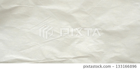 Abstract white crumpled and creased recycle paper texture background Abstract white crumpled and creased recycle paper texture background 133166896