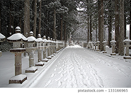 Koyasan Winter Approach 133166965