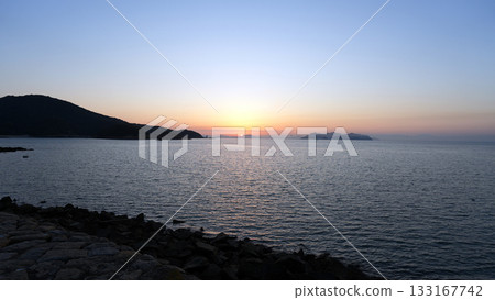 Dawn at Tomonoura Port 133167742