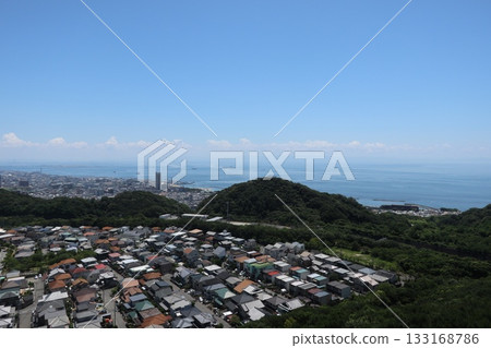 從波折茶屋看到的須磨住宅區（兵庫縣神戶市） 133168786