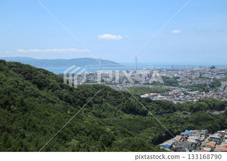 View of Akashi from Hatafuri Chaya 133168790