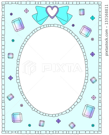 Bijou Frame Light Blue Oshikatsu 133168811