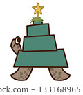 Turtle-shaped Christmas tree 133168965