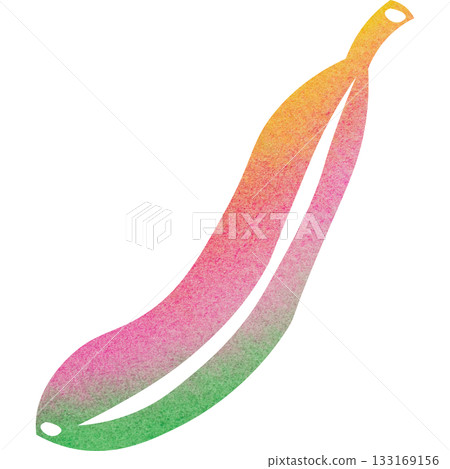 Beautiful watercolor illustration of a banana icon image Beautiful watercolor illustration of a banana icon image 133169156