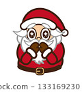 Santa Claus with sparkling eyes 133169230