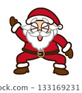 Cheerful and cheerful Santa Claus 133169231