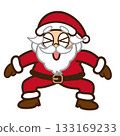 Cheerful and cheerful Santa Claus 133169233