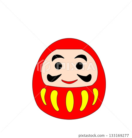 吉祥的達摩新年插圖 吉祥的達摩新年插圖 133169277