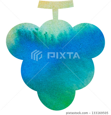 精美的水彩葡萄圖示圖像插圖 133169505