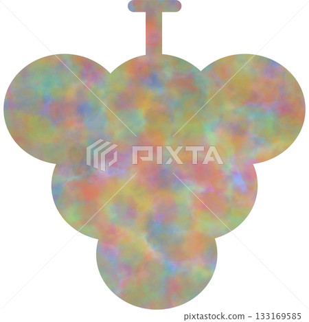 Beautiful watercolor grape icon image illustration Beautiful watercolor grape icon image illustration 133169585