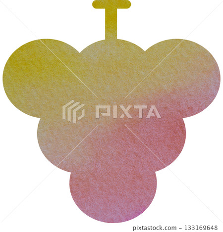 Beautiful watercolor grape icon image illustration Beautiful watercolor grape icon image illustration 133169648