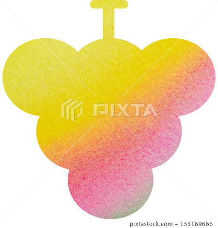 Beautiful watercolor grape icon image illustration Beautiful watercolor grape icon image illustration 133169666