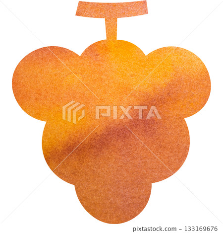 精美的水彩葡萄圖示圖像插圖 精美的水彩葡萄圖示圖像插圖 133169676