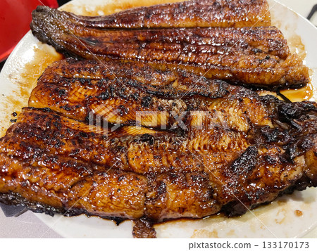 Grilled eels of eel Grilled eels of eel 133170173