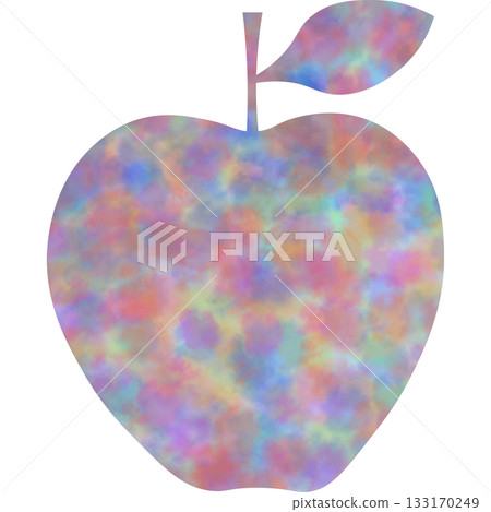 Beautiful watercolor pattern apple icon image illustration Beautiful watercolor pattern apple icon image illustration 133170249