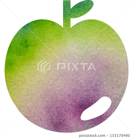 Beautiful watercolor pattern apple icon image illustration Beautiful watercolor pattern apple icon image illustration 133170490