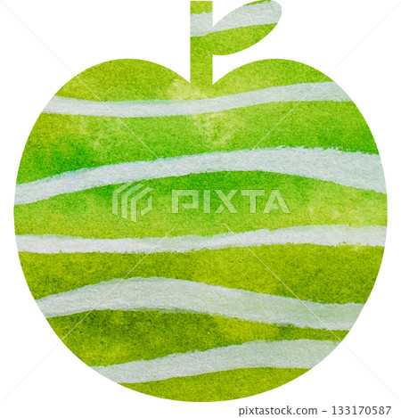 Beautiful watercolor pattern apple icon image illustration Beautiful watercolor pattern apple icon image illustration 133170587