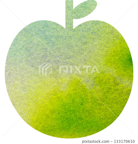 Beautiful watercolor pattern apple icon image illustration Beautiful watercolor pattern apple icon image illustration 133170610