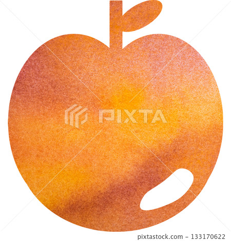 美麗的水彩蘋果圖示圖像的插圖 美麗的水彩蘋果圖示圖像的插圖 133170622