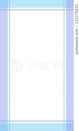 Simple and cute frame background of colorful ribbon lines 133170833