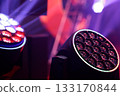 RGBW LED moving head lighting fixtures at stage 133170844