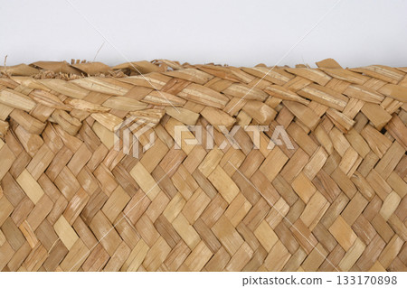 Woven Reed Edge Detail Woven Reed Edge Detail 133170898
